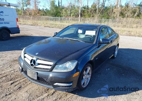 2012 Mercedes-Benz C 250 from USA, damaged, VIN WDDGJ4HB3CF754901
